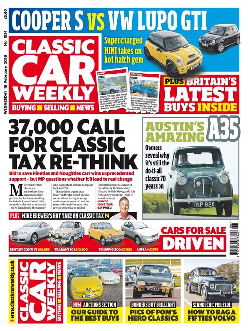 Title details for Classic Car Weekly by H BAUER PUBLISHING LIMITED - Available